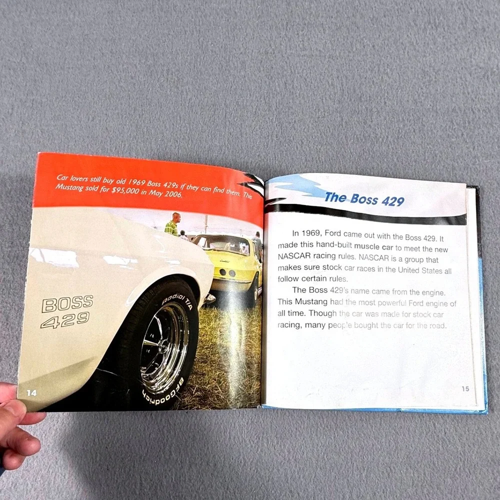 Mustang Superfast Cars Kids Book Rebecca Hawley PowerKids Press Hardcover‎